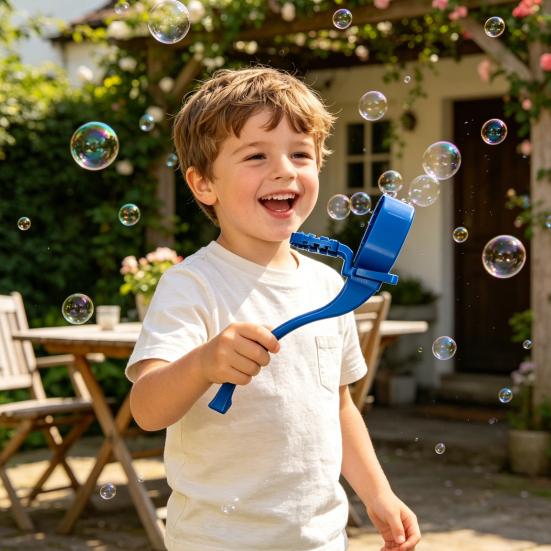 Soap Bubble Pipe Retro 3D Printed Bubble Blower Wand Novelty Toy for Kids Adults Outdoor Fake Bubble Pipe Stress Relief Toy for Parties Backyard