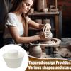 Pottery Rim Cone Shaper Smoother Rounded Rims Shaping Cone 3D Printed Ceramics Pottery Tools Potters Clay Artists Beginners Supplies