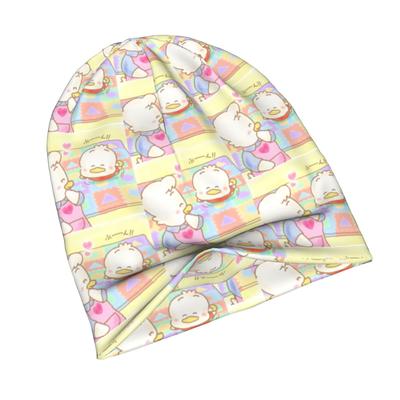 Cute Sanrio Ahiru No Pekkle Minimalist Knit Hat Designed for Adults Who Enjoy Quiet Style, Complements Neutral Tones And Effortless Outfit Choices