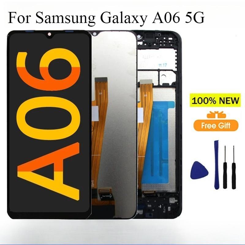 Дисплей для Samsung Galaxy A06 5G LCD Дисплей Сенсорный Экран Сборка Дигитайзера A066 Замена Экрана