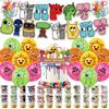 Rhythm Box Sprunki Birthday Theme Party Decoration Children's Birthday Party Decoration and Arrangement Supplies