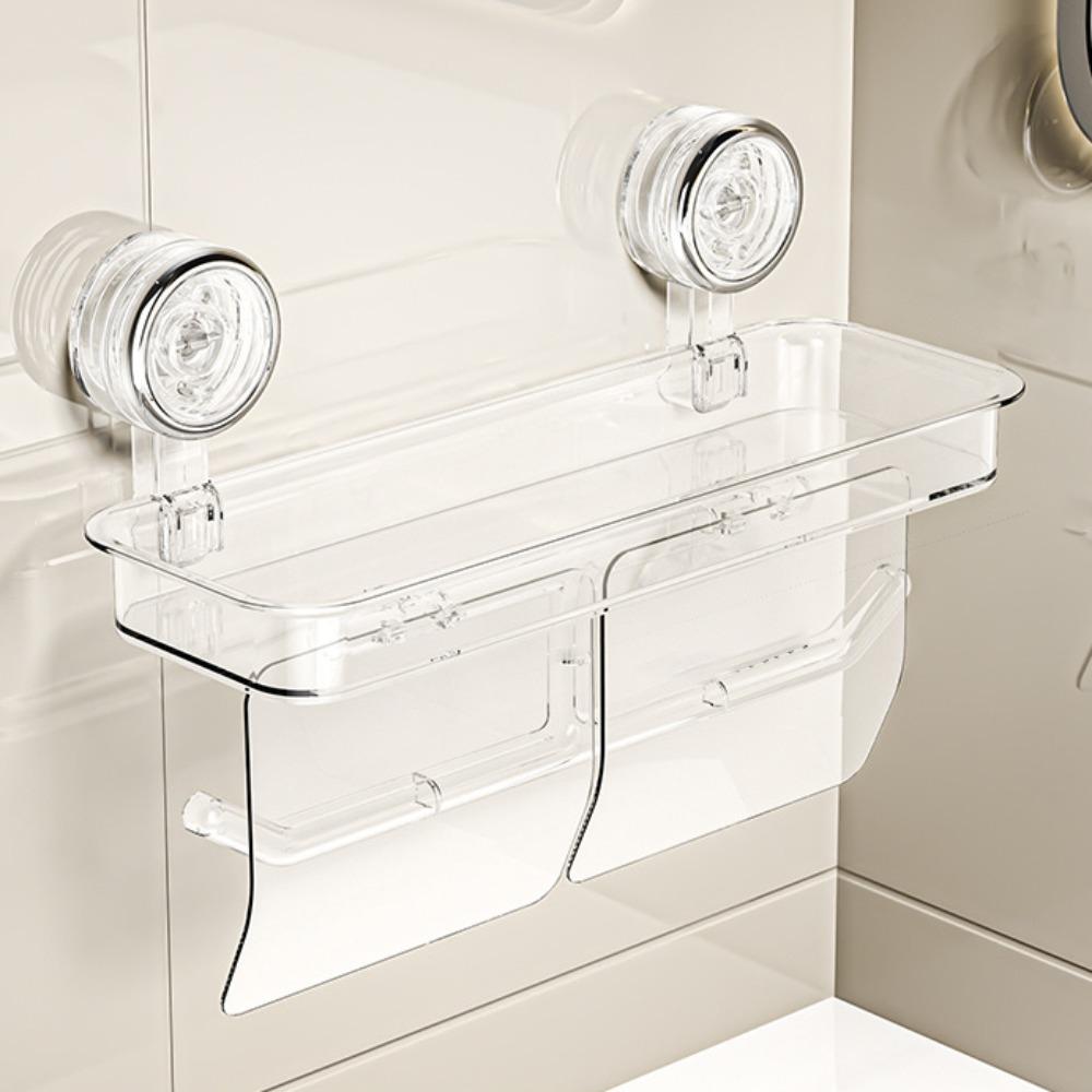 Настенный держатель для салфеток на присоске, держатель для туалетной бумаги без проколов, стеллаж для хранения в ванной комнате, дом