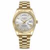 MOBWOL Stainless Steel Quartz Watches For Men Luxury Date Display Luminous Fashion Men's Watch Relogios Masculino