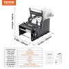 Manual Round Labeling Machine, 15-20pcs/min, Bottle Label Applicator for Round Bottles, Adjustable Manual Round Bottle Labeler Suitable for Bottle