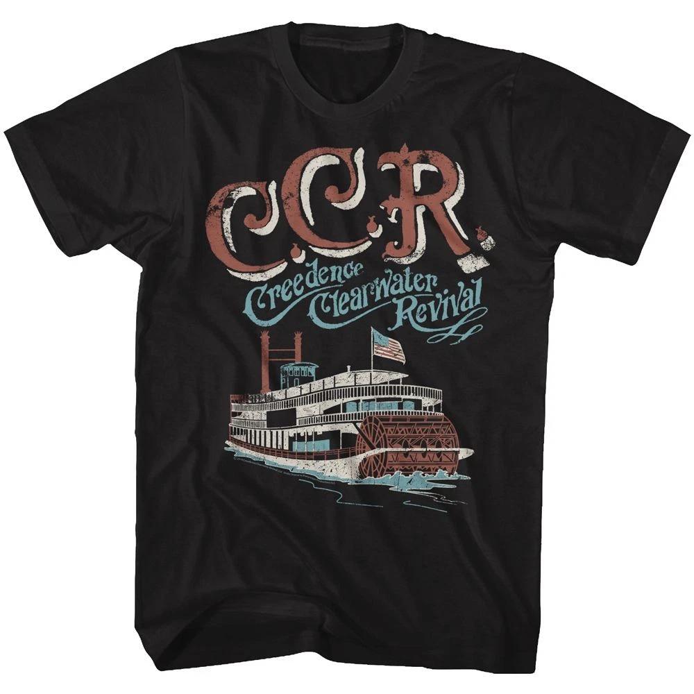 Creedence Clearwater Revival - Riverboat - American Classics - Black Front Print