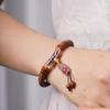 Изысканный браслет из семян Бодхи DIY для женщин, Креативное буддийское однорядное украшение Wenwan