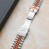 Black Orange Stainless Steel Band for Oneplus Watch 3 2 2R Luxury 22mm Metal Strap for Huawei Watch 4 4 Pro GT 4 GT 5 Pro 46mm