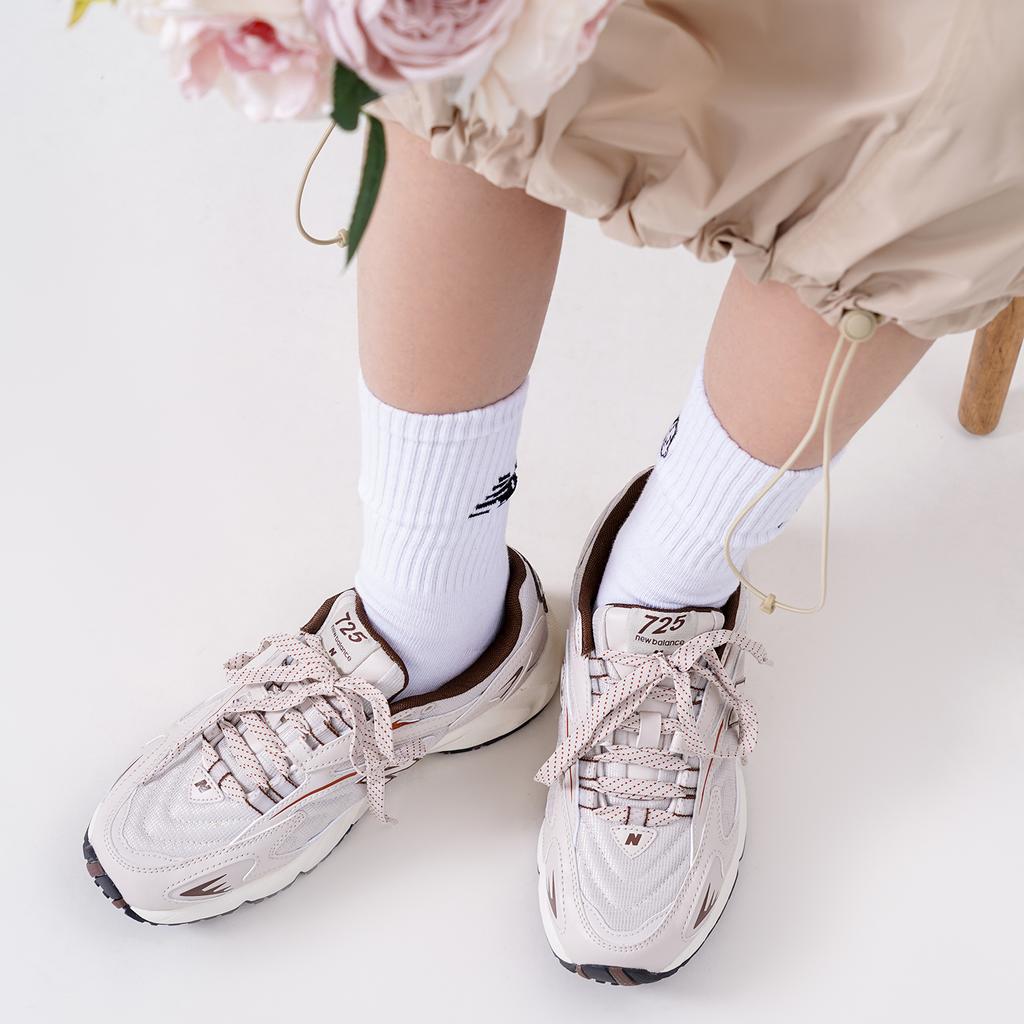 New Balance Nb 725 Retro Fabric Synthetic Leather Low Top Casual Running Shoes Unisex Sneakers Beige ML725ASO