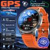 Новые наручные умные часы для спорта с GPS 4 ГБ памяти, офлайн-карта GPS, загрузка приложений, компас, альтиметр, 3ATM, Bluetooth-звонки