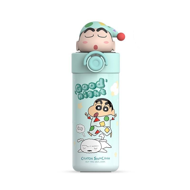 Кружка-термос Crayon Shinchan для детей с соломинкой и замком для школы и улицы