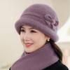 Autumn and Winter Hats Women's Wool Hats Fleece Cold-proof Cotton Basin Hats Knitted Hats