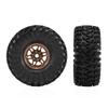 1.9 Inch Beadlock Wheels Tires 12mm Hex for TRX4 SCX10 Capra Axial SCX24 Traxxas Enduro RC Crawler Truck Upgrade Parts