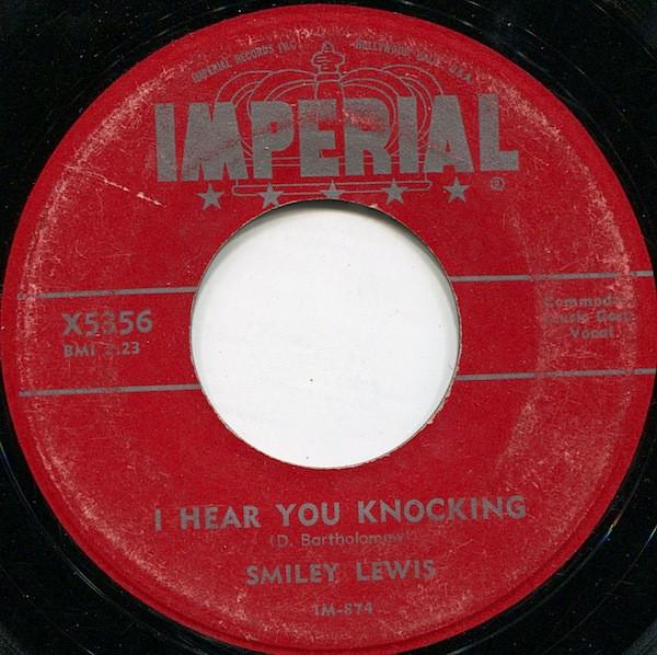 7-дюймовая пластинка SMILEY LEWIS - I Hear You Knocking X5356 Imperial 1955 US Соул/Фанк Б/У