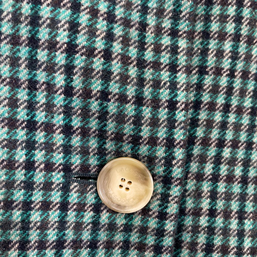 Lacoste BF1111L Классическое пальто-стойка из шерстяной смеси 36 зеленыйБ/у