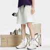 Fila Однотонные шорты прямого кроя, спортивные, тканые, повседневные, женские, светло-зеленые A11W417805F-LG