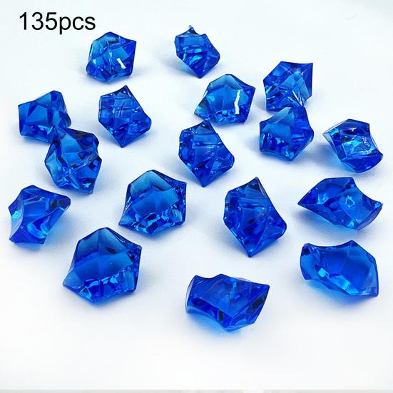 1 упаковка, сверкающий акриловый наполнитель для аквариума с драгоценными камнями, яркие полированные реалистичные наполнители для ваз неправильной формы, искусственные ледяные камни