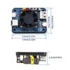 5V5A PD Power Module For RPi 5, PD Input, Wide Voltage Input, Multiple Interfaces with Cooling Fan