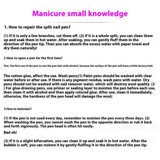 Набор кистей для дизайна ногтей Набор кистей для рисования на ногтях для гелевой и акриловой детализации