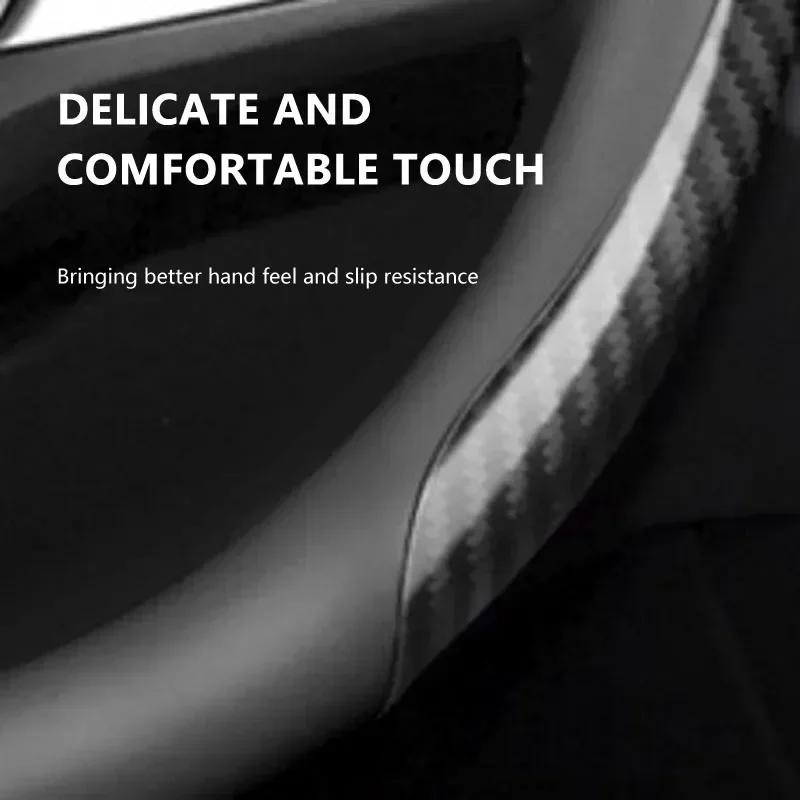 Кожаный Чехол на Руль из Углеволокна Автоаксессуары Для BMW E61 E81 E87 1 2 3 4 5 6 7 Серии X1 X3 X4 X5 X6 X7 F20 E90