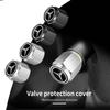 CQV1 5pcs Metal Car Tire Wheel Theftproof Cap Air Valve Stem Cover For Mercedes Benz AMG A C E S G Class W201 W210 W108 W204 W205