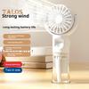 Ручной вентилятор Охлаждающий вентилятор с водяным распылением и 4 скоростями Малошумный вентилятор с перезаряжаемой батареей и ремешком
