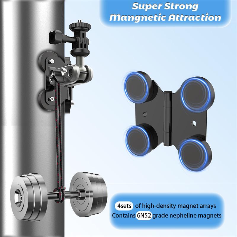 Smartphone Fence Mount Bracket For Live Streaming Adjustable Angle Action Camera Holder For Sports Record Baseball Softball