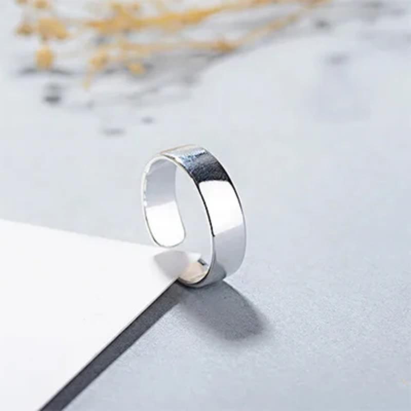 YIZIZAI, простое матовое кольцо с надписью «Загадай желание», для женщин и мужчин, креативное ретро-кольцо на палец с открытием, серебряного цвета, вечерние ювелирные изделия, подарки