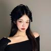 Black White Angel Wing Hair Clip Angel Wing Shape Embroidery Hair Clip  Fairy Costume