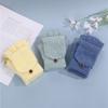 Winter Gloves Flip-up Gloves Plus Velvet and Thickened Five-finger Flip-up Cute Student Writing Gloves Warm Gloves