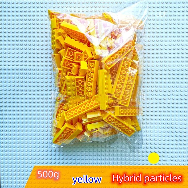 Массовые строительные блоки, 16 цветов, 500 г, 300 шт., детские развивающие игрушки, сделай сам, бесплатная сборка, креативный подарок, минифигурка