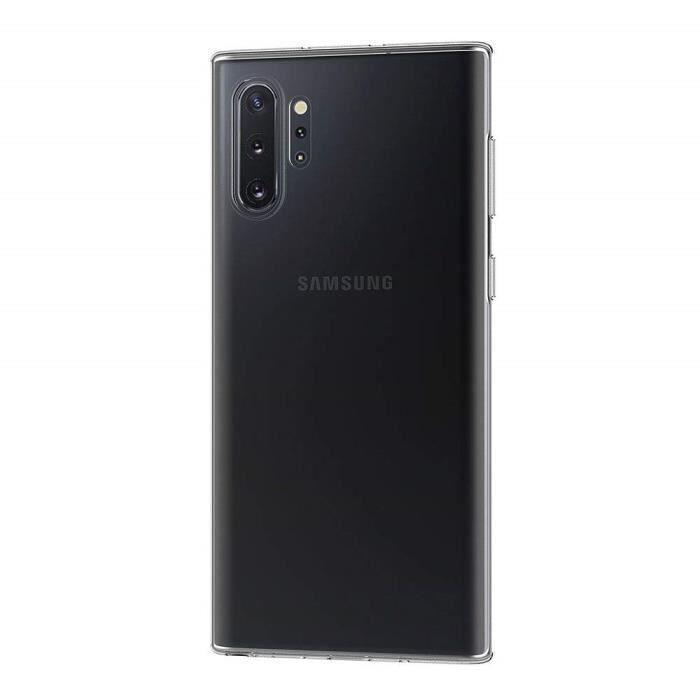 Прозрачный гелевый чехол из ТПУ для Samsung Galaxy NOTE 10 PLUS - Ультратонкая мягкая силиконовая защита [Phonillico®]