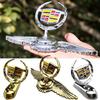 AABHP1 Metal Car Hood Emblem for Cadillac ATS CTS Escalade SRX XTS XT5 STS CT5 CT6 BLS Deville Front Logo Badge Exterior Car Accessorry