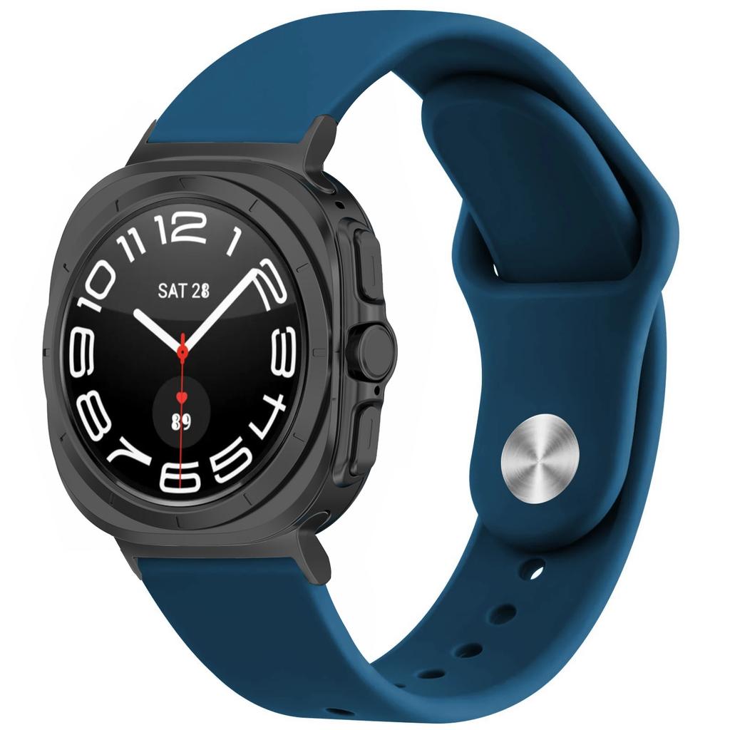 Спортивный силиконовый ремешок для Samsung Galaxy watch 7 ultra Ремешок 47 мм Аксессуары correa Браслет galaxy watch 7 FE 44 мм 40 мм 40 ремешок