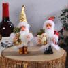 Christmas Tree Hanging Ornaments Christmas Plush Toy 20cm Christmas Santa Claus Doll Toy