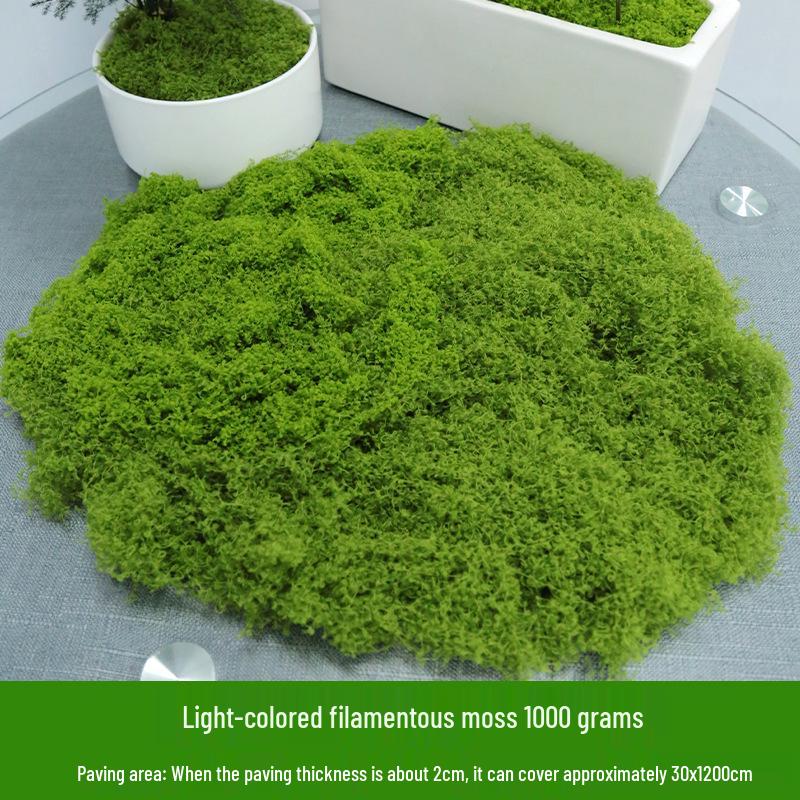 Artificial Moss Turf and Rockery Stones for Horticulture, Landscaping, and Bonsai Decor