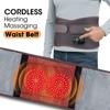 Electric Heating Waist Massager Vibration Hot Compress Lumbar Brace Belt Waist Massage Back Support Relax Blood Circulation