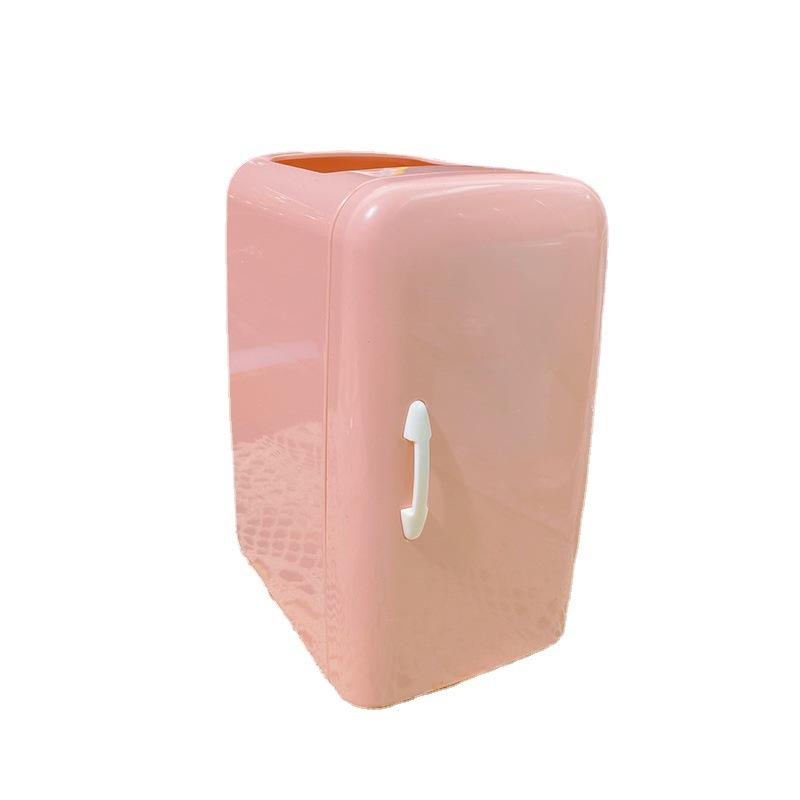 Милый мини-холодильник в форме держателя для ручек с героями мультфильмов для девочек, канцелярские принадлежности, настольный органайзер, коробка, емкость для офисного хранения, бесплатные наклейки