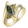 Vintage Women Jewelry Twisted Design Rhinestone Bridal Engagement Ring Size 6-9