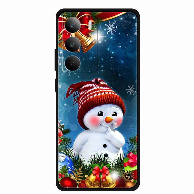 Чехол для телефона из ТПУ для Realme C75 C75X 4G Мягкие силиконовые чехлы Задняя крышка с мультяшными узорами Funda C 75 RMX3941 Модный роскошный бампер