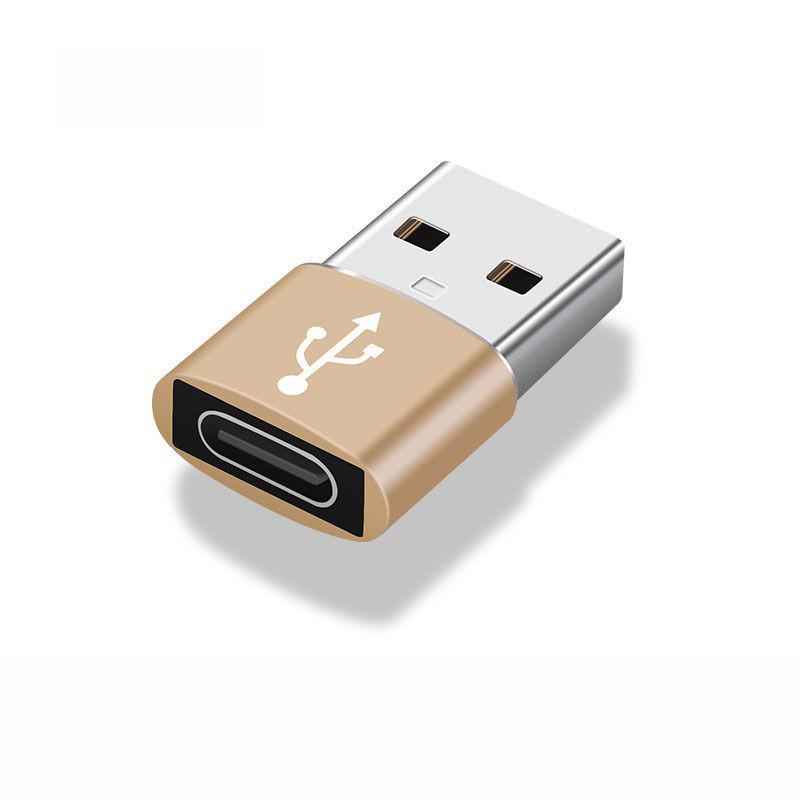Адаптер USB на Type-C и кабель для передачи данных с быстрой зарядкой для наушников и автомобильных зарядных устройств