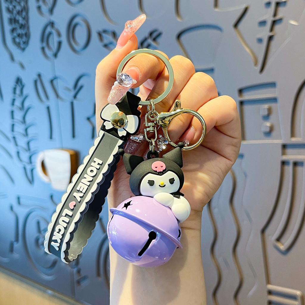 Kuromi My Melody Pompompuri Pochacco Cute Bell Doll Pendant Keychain For Kids And Collectors