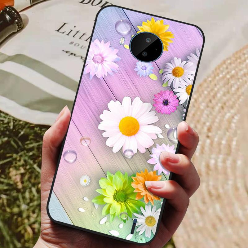 Для Nokia C20 Чехол Мягкий ТПУ Силиконовый Мультяшная Задняя Крышка для Nokia C20 Plus Чехлы для Телефона ТПУ Черный Бампер для NokiaC20 C 20 Plus