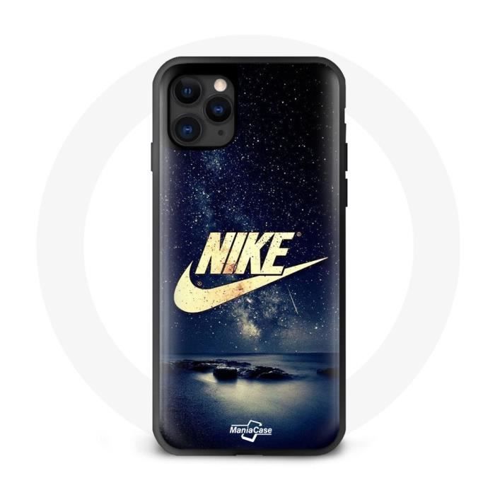 Case - Nike - Iphone 12 Mini - Gold Logo - Starry Night - Soft