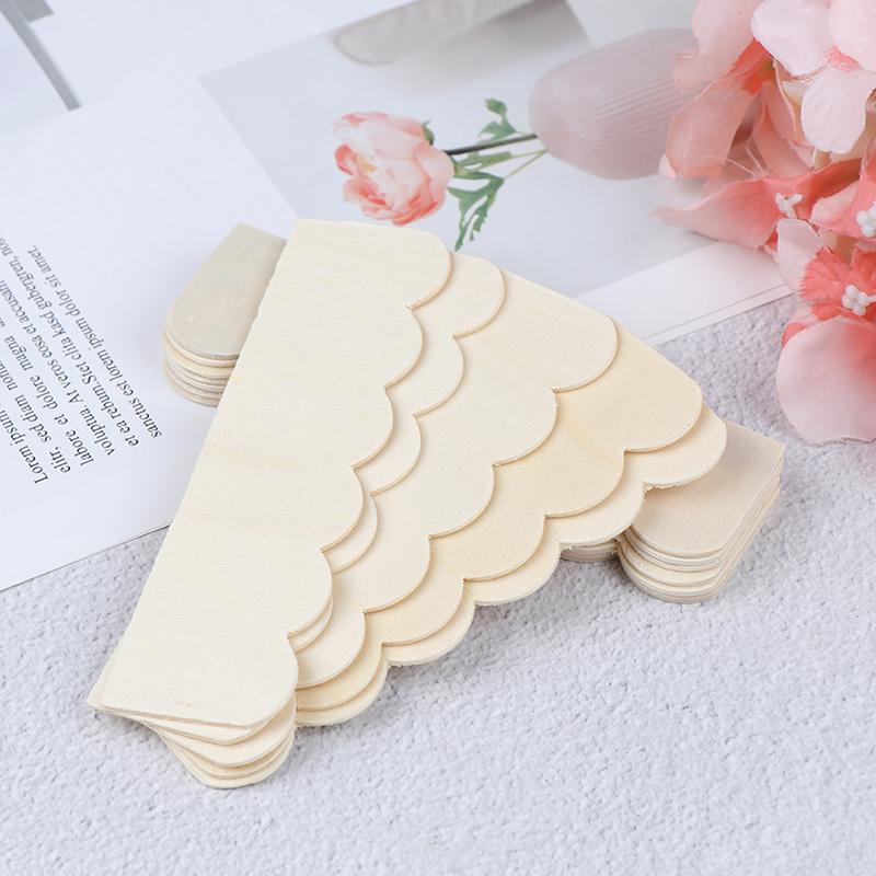 1:12 Миниатюрных деревянных черепиц для кукольного домика, аксессуары для украшения дома