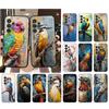Painting Bird Phone Case For Samsung A52S A21S A33 A23 A13 A14 A32 A52 A53 A54 A51 A71 M51