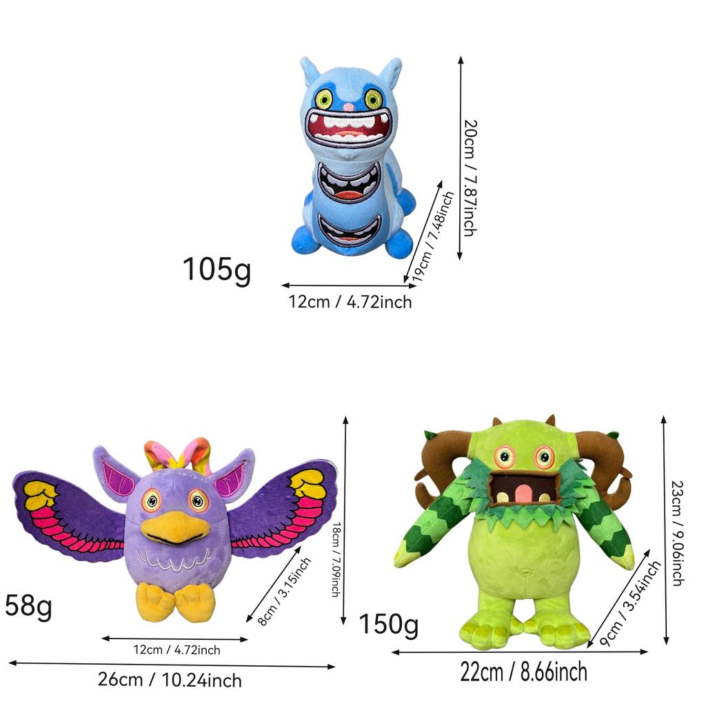 Мягкая плюшевая игрушка My Singing Monsters, Кристальный плюш, Для детей и коллекционеров