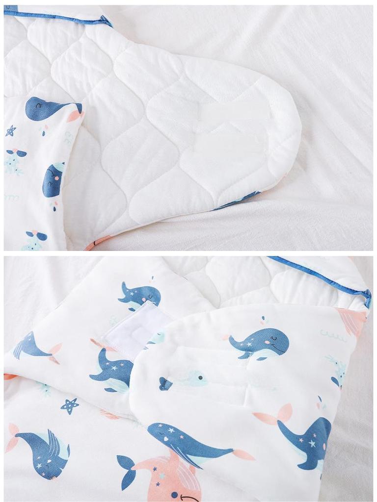 Butterfly Newborn Baby Swaddle Blanket - Pure Cotton, Thick for Spring, Autumn & Winter
