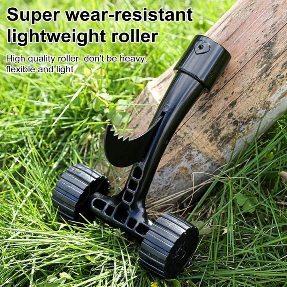 Effective Root Removal Weed Remover Sturdy Clamp Stand-up Weed Puller  Weeding Tool with Wheel