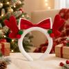 Soft Fabric Plush Headband Adorable Hair Accessories Stylish Christmas Headband  Holiday Costume