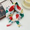 53*53cm Silk Scarves for Woman Fashionable Pattern Smooth To The Touch Spring Summer Sun Protection Silk Scarf